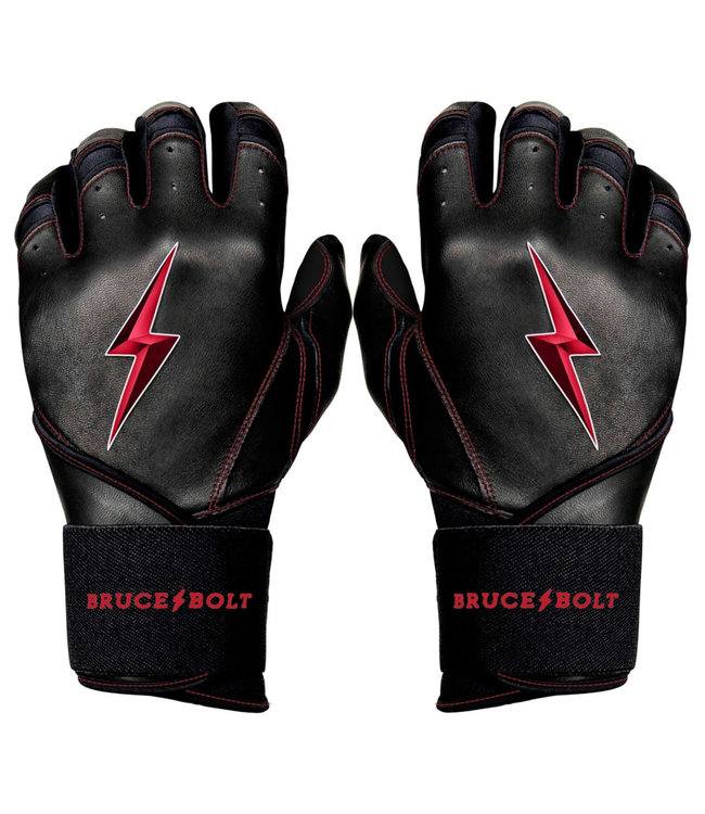 Bruce Bolt Premium Pro TC42 Series Long Cuff Batting Gloves
