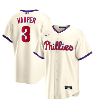 Men's Nike Bryce Harper White Philadelphia Phillies 2022 MLB All