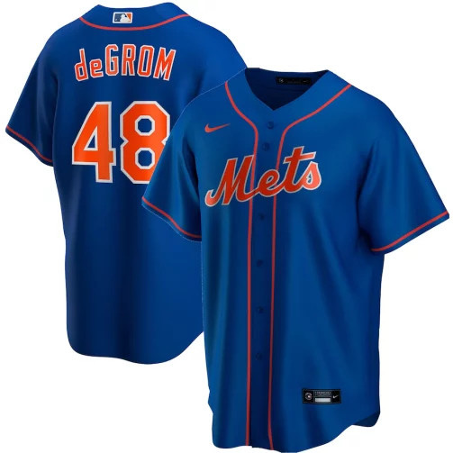 New York Mets Jacob DeGrom Adult XL Stadium Giveaway Jersey