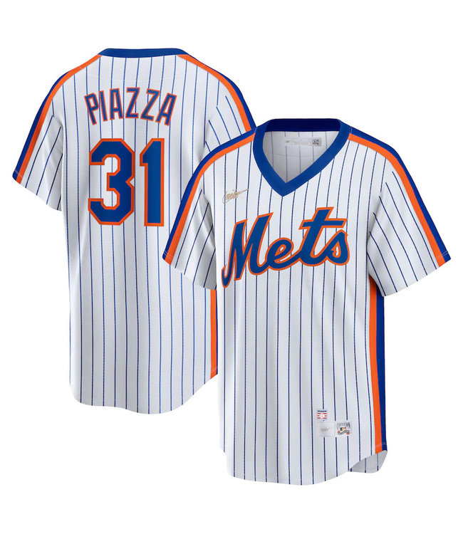Chandail Home de Mike Piazza des Mets de New York