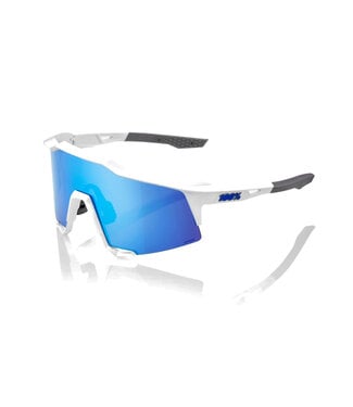 100% Speedcraft Matte White Sunglasses