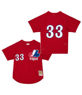 Tim Raines Montreal Expos Mitchell & Ness Batting Practice Jersey - Red 