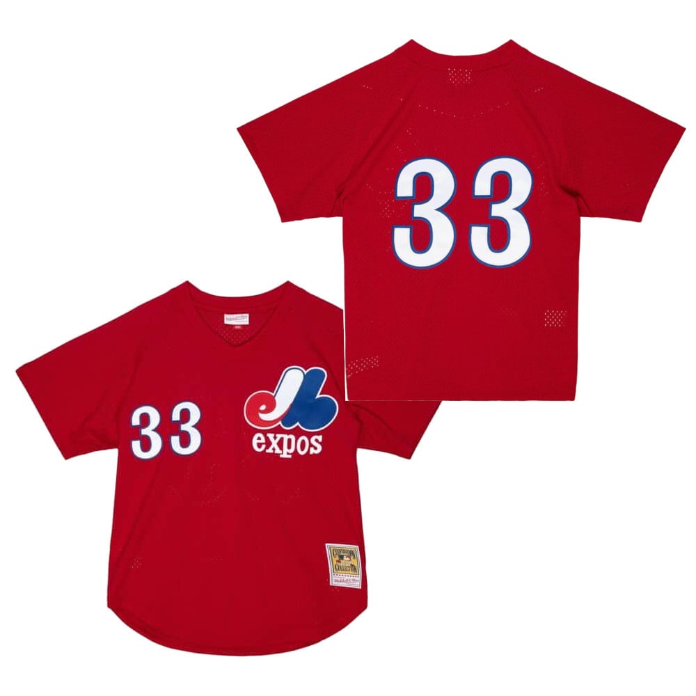 Larry Walker Montreal Expos MLB Mitchell & Ness Men's Red