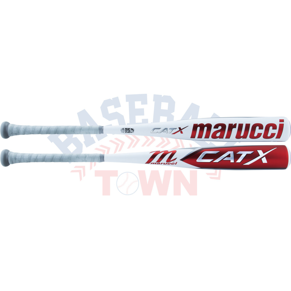 Batte De Baseball Marucci CATX USSSA – 32″ / 27 Oz – Argent/Rouge – Jeune – NEUF