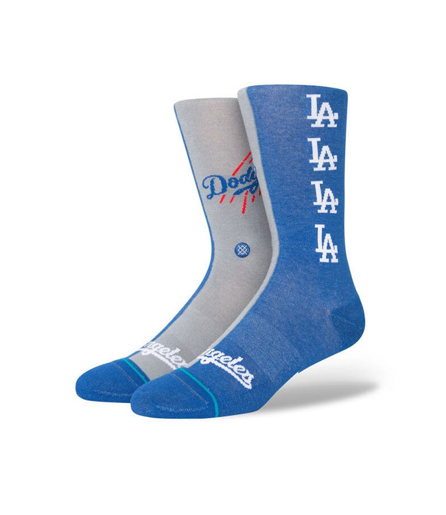 MLB Split Crew  Dodgers Socks