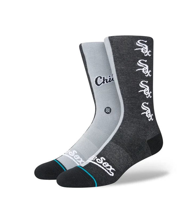 MLB Split Crew White Sox Socks