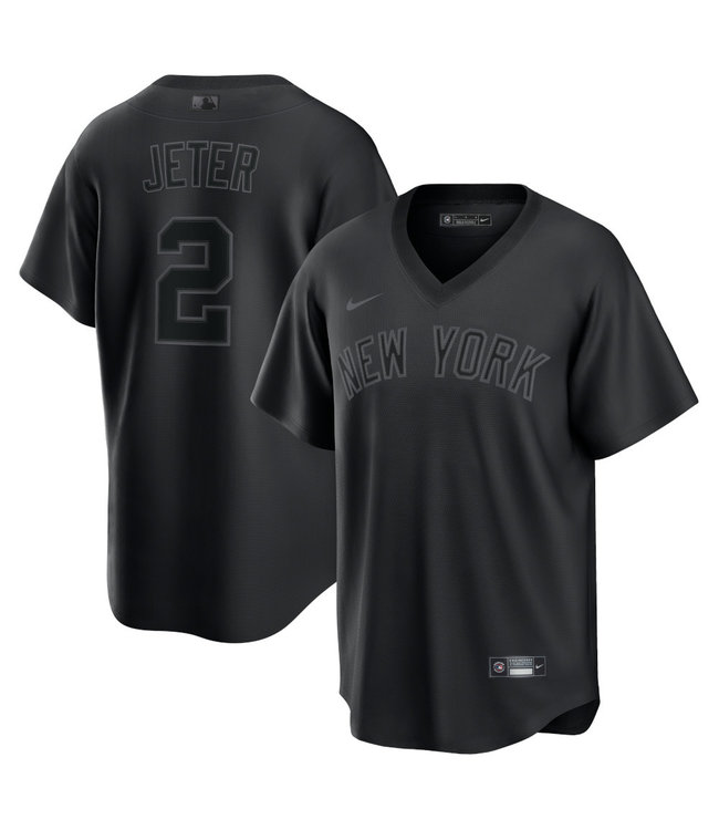 Chandail Pitch Black Fashion de Derek Jeter des Yankees de New York