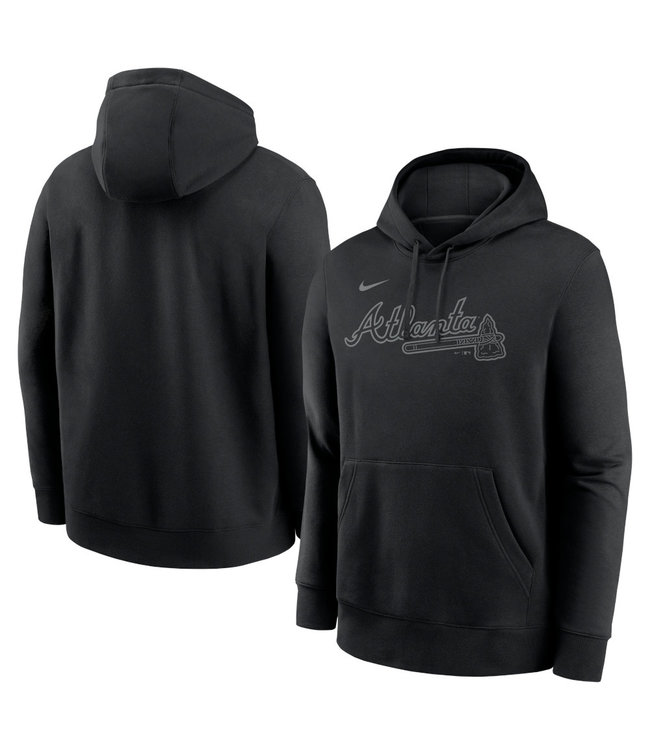 Nike Hoodie Blackout Wordmark des Braves d'Atlanta
