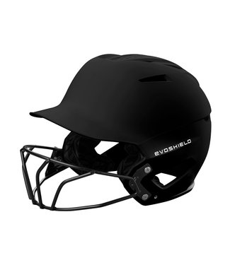 EVOSHIELD Casque de Frappeur EVO XVT 2.0 Mat avec Protecteur Facial