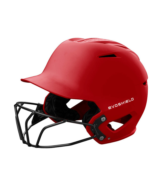 Casque de Frappeur EVO XVT 2.0 Mat avec Protecteur Facial