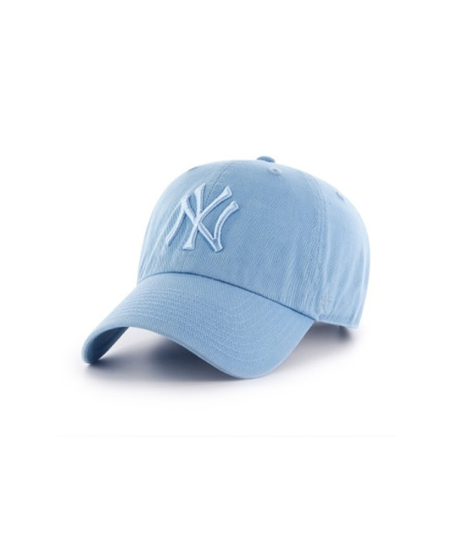 47BRAND MLB Clean Up New York Yankees Pale Blue Cap