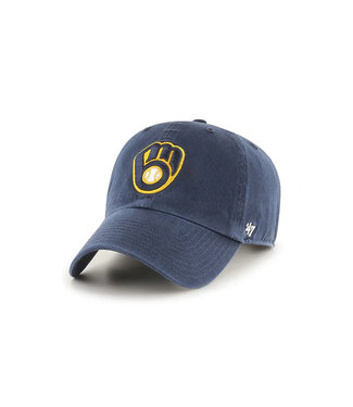 47BRAND MLB Clean Up Milwaukee Brewers Cap