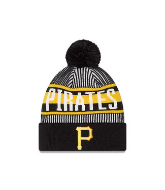 NEW ERA Tuque Knitstriped D3 des Pirates de Pittsburgh