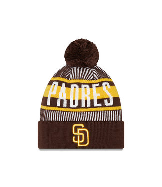 NEW ERA Tuque Knitstriped D3 des Padres de San Diego