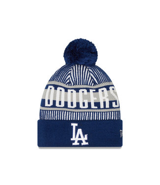 NEW ERA Tuque Junior Knitstriped D3 des Dodgers de Los Angeles