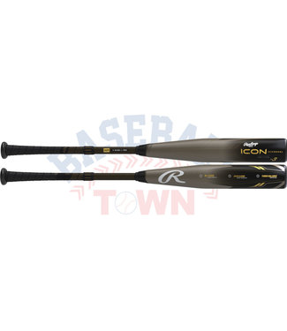 RAWLINGS Bâton de Baseball Icon BBCOR (-3) avec Baril de 2 5/8" RBB3I3