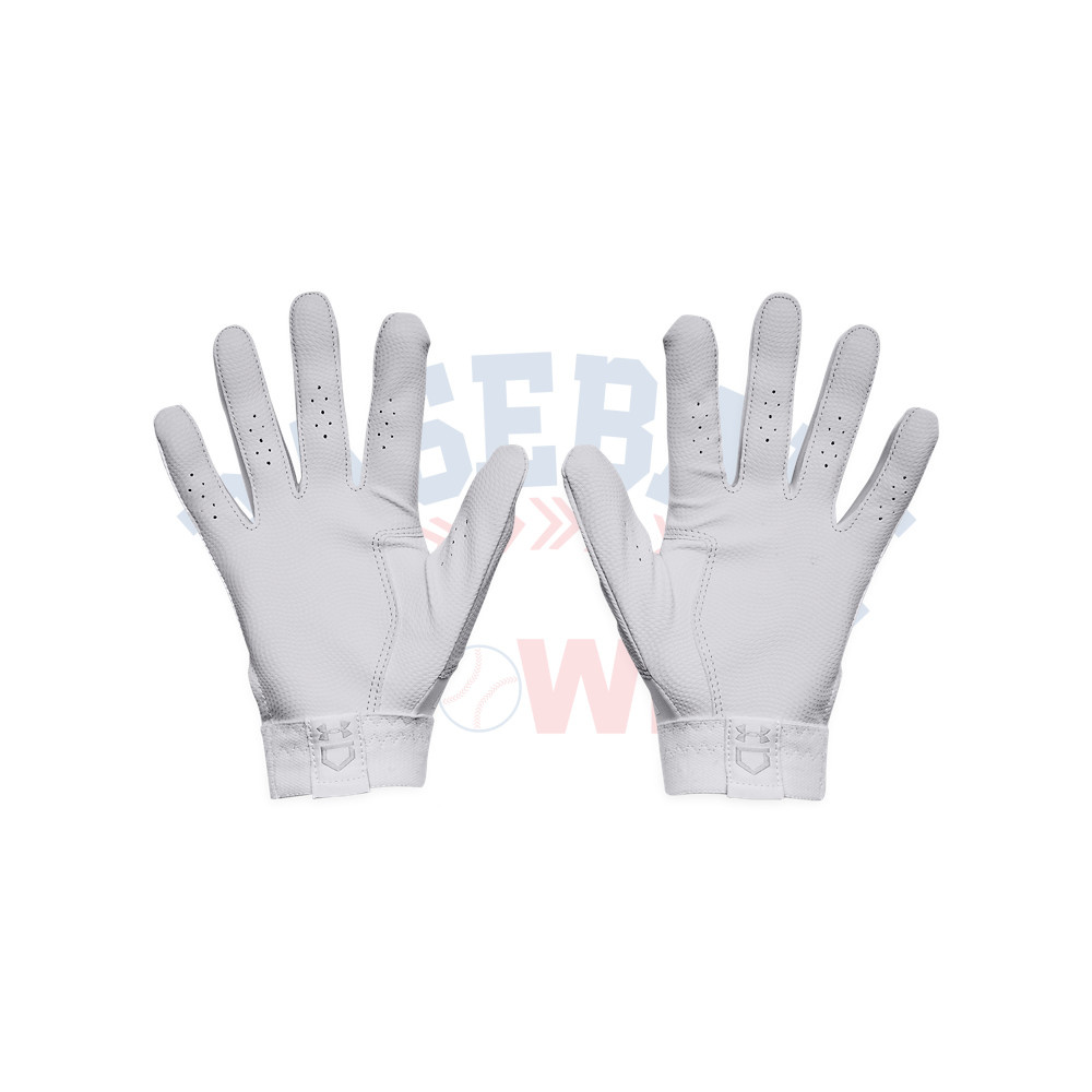 Under Armor Women's UA Radar Batting Gloves - White/Gray