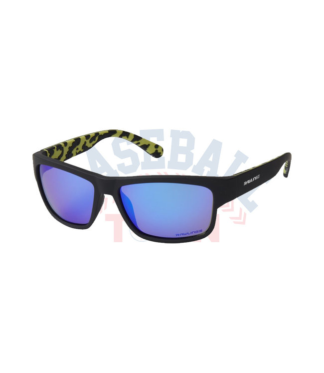 Rawlings Adult Sport Baseball Sunglasses Lightweight Stylish 100% UV Poly  Lens (White/Rainbow) 