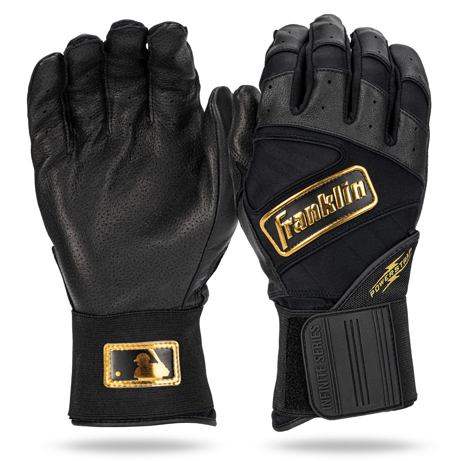 Black and hot sale gold batting gloves