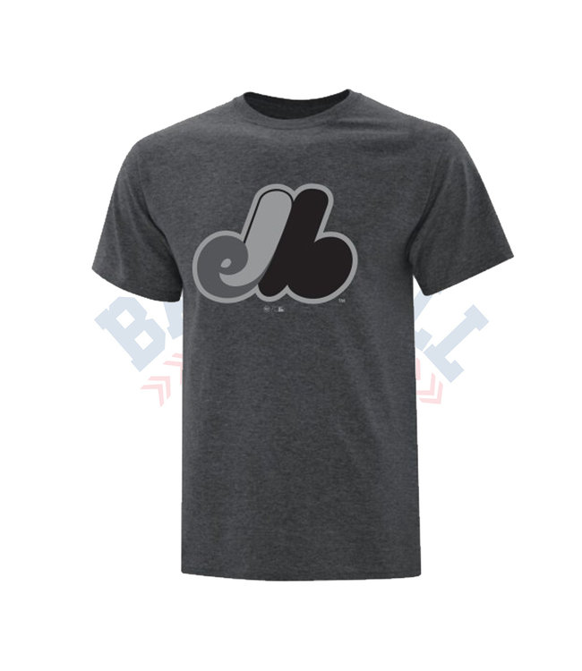 T-Shirt Gris MLB des Expos de Montréal