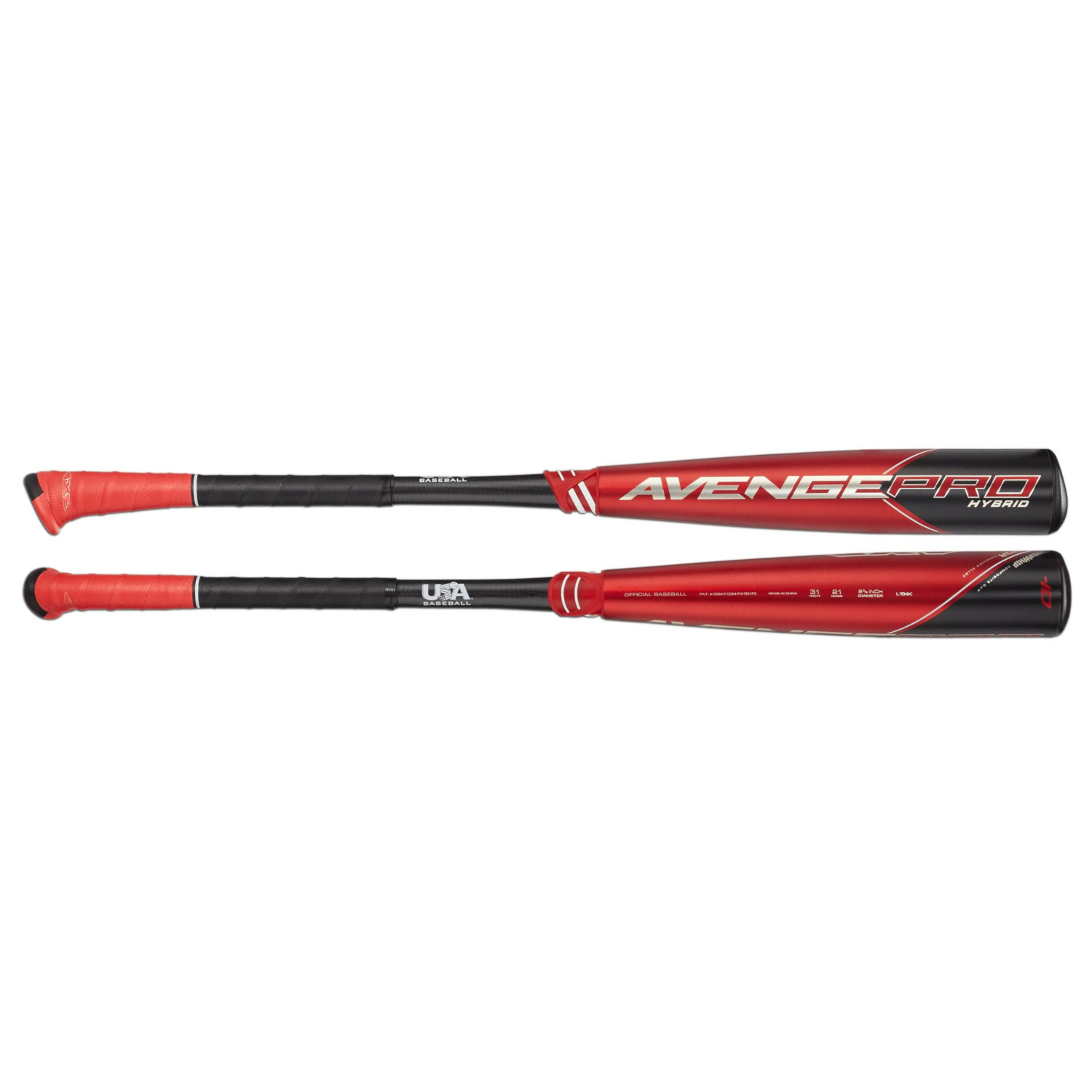 Bâton de Baseball Avenge Pro Hybrid USA 2 5/8" L194K (10) Baseball Town