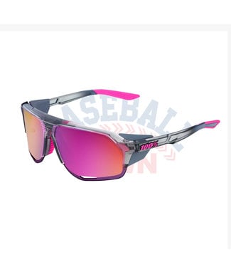 100% Norvik Polished Translucent Grey Sunglasses