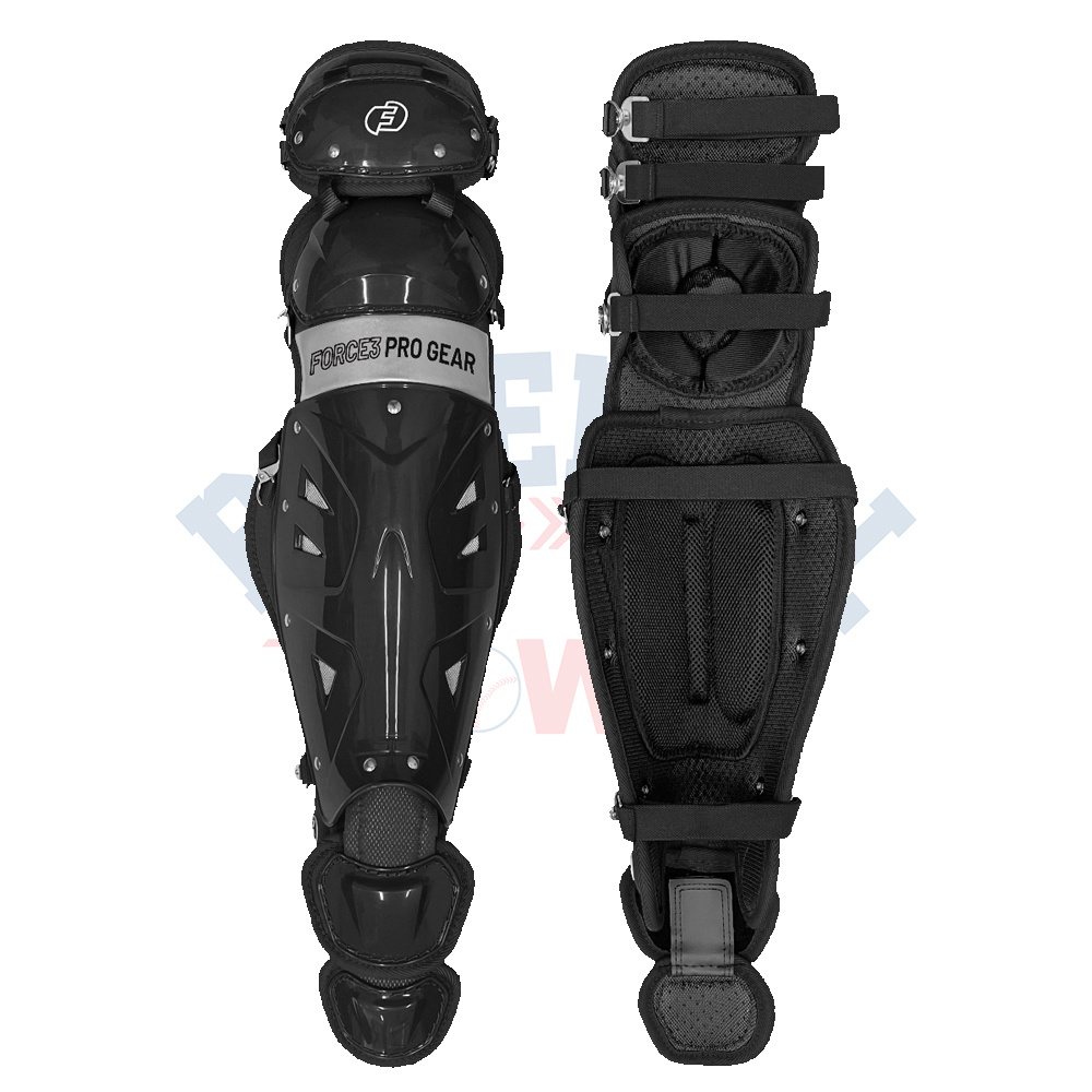 Catcher Shin Guards with Dupont Kevlar Baseball Town