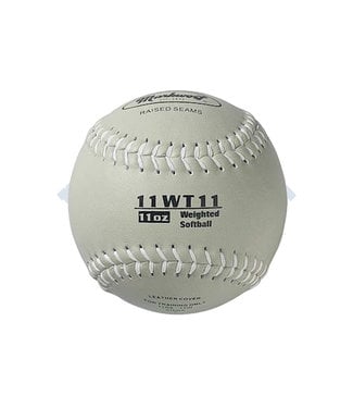 Weighted Leather 11" Softball 11oz