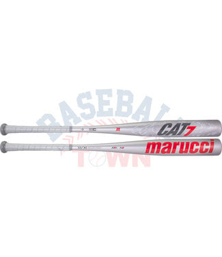 MARUCCI MCBC72S CAT7 Silver BBCOR Baseball Bat (-3)