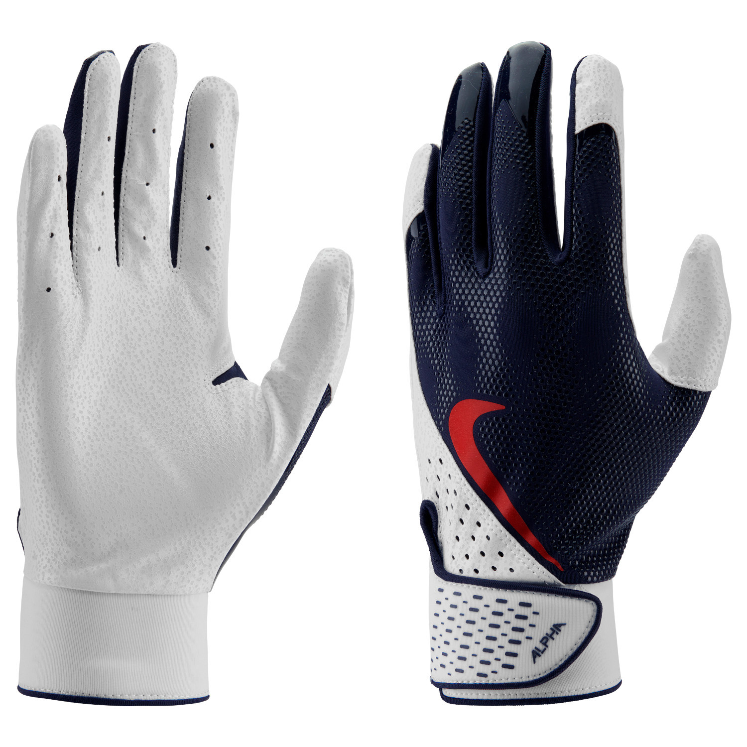 Nike Alpha Men's Batting Gloves Baseball Town