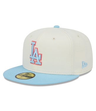 NEW ERA 5950 Two-Tone Color Pack White Los Angeles Dodgers Cap