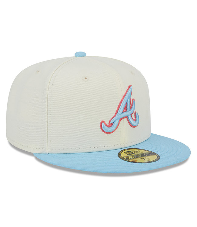 Casquette 5950 Two-Tone Color Pack White des Braves d'Atlanta