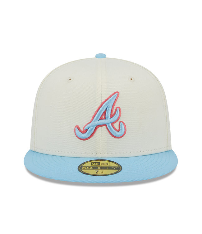 Casquette 5950 Two-Tone Color Pack White des Braves d'Atlanta