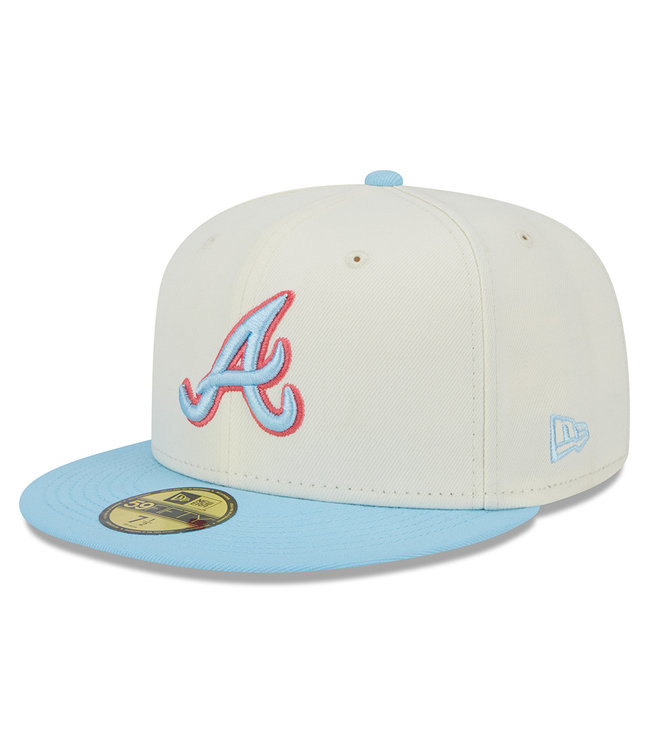 Casquette 5950 Two-Tone Color Pack White des Braves d'Atlanta