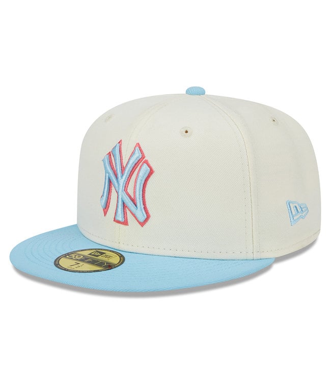 Casquette 5950 Two-Tone Color Pack Blanc des Yankees de New York