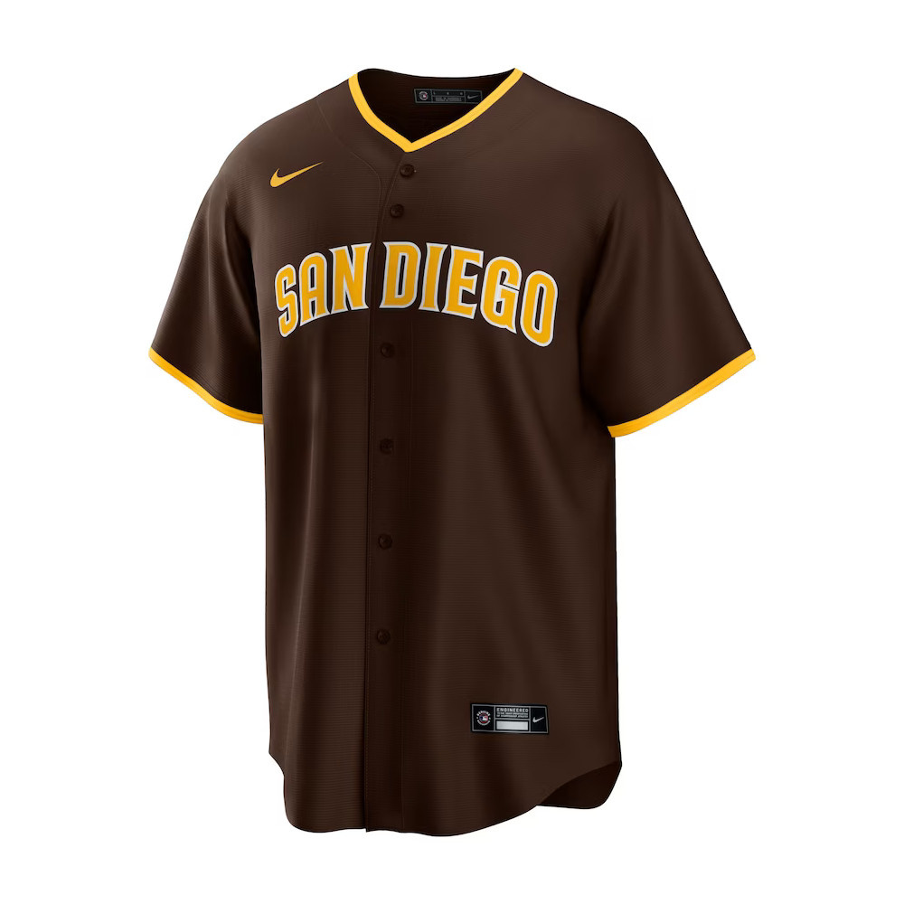 Chandail Alt. des Padres de San Diego Baseball Town
