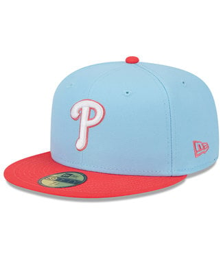 NEW ERA 5950 Two-Tone Color Pack Pastel Blue Philadelphia Phillies Cap