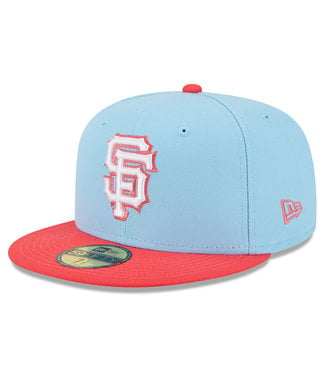 NEW ERA 5950 Two-Tone Color Pack Pastel Blue San Francisco Giants Cap