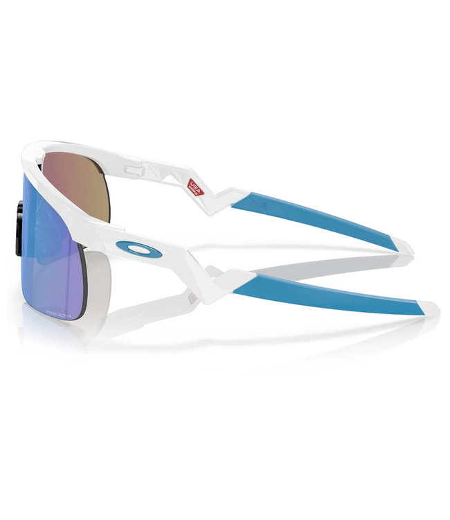 Lunettes de Soleil Resistor Poli Blanc avec Prizm Saphir Iridium