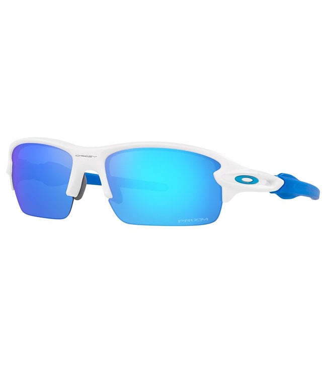 OAKLEY Flak XS Matte White w/ Prizm Sapphire Iridium Sunglasses