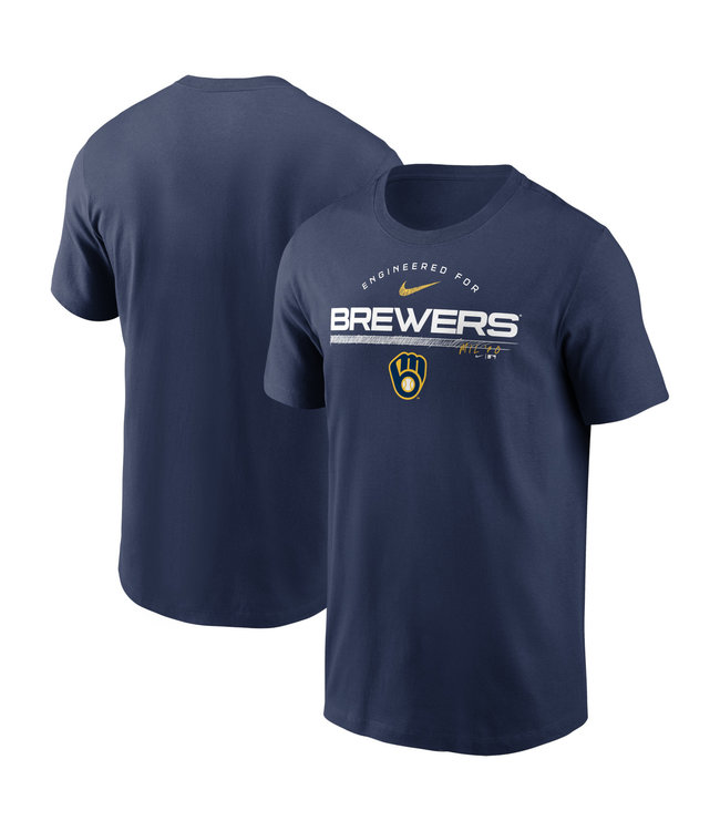 T-Shirt Engineered des Brewers de Milwaukee pour Homme