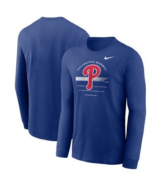 Nike Philadelphia Phillies Men's Over Arch Long Sleeve Cotton Shirt