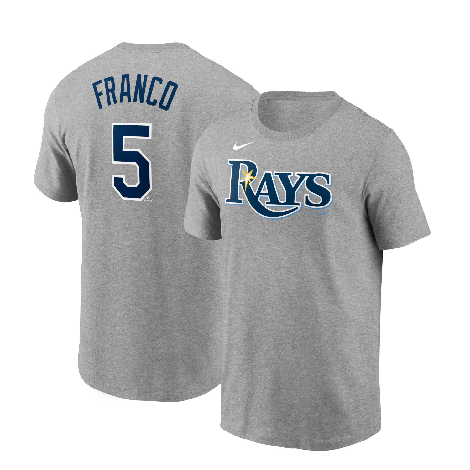 MLB Tampa Bay Rays NIKE XL WANDER FRANCO #5 Extra Large NIKE TEE JERSEY T- Shirt