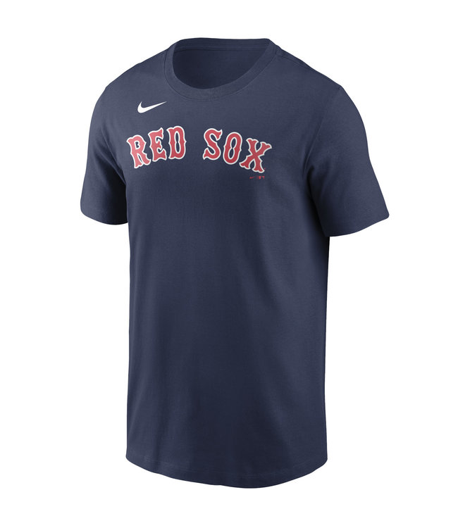 Nike T-Shirt en Coton Wordmark des Red Sox de Boston pour Homme
