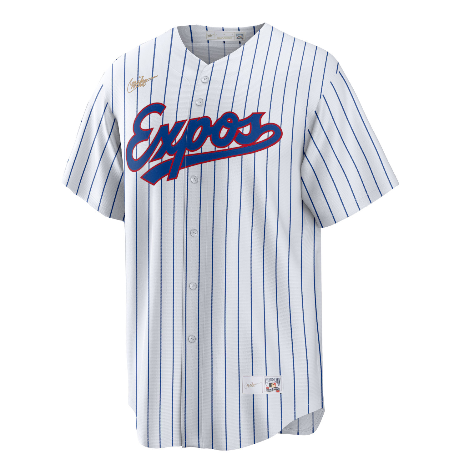 Montreal Expos Cooperstown White Jersey