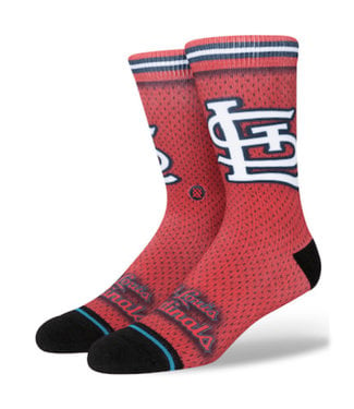 Stance MLB Saint Louis Cardinals BP Jersey Crew Socks