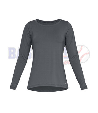 UNDER ARMOUR Chandail Manches Longues HeatGear Fitted Armour pour Femmes