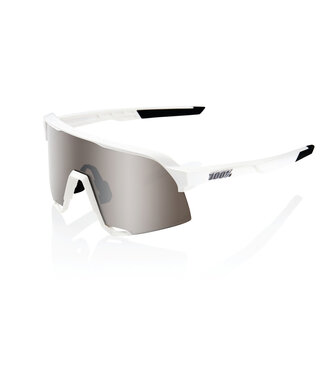 100% Lunettes de Soleil Blanc Mat S3