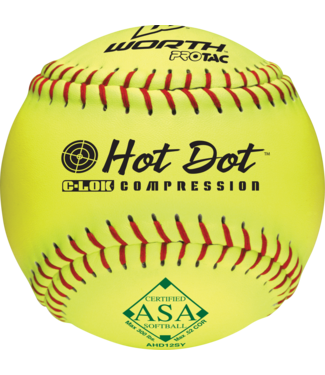 WORTH HOT DOT ASA Softball Ball (UN)