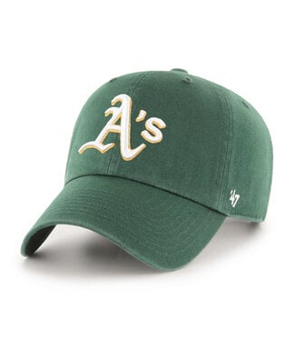 47BRAND MLB Clean Up Oakland Athletics Cap